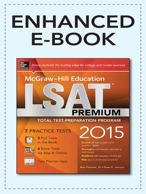 cover image of McGraw-Hill Education LSAT Premium 2015